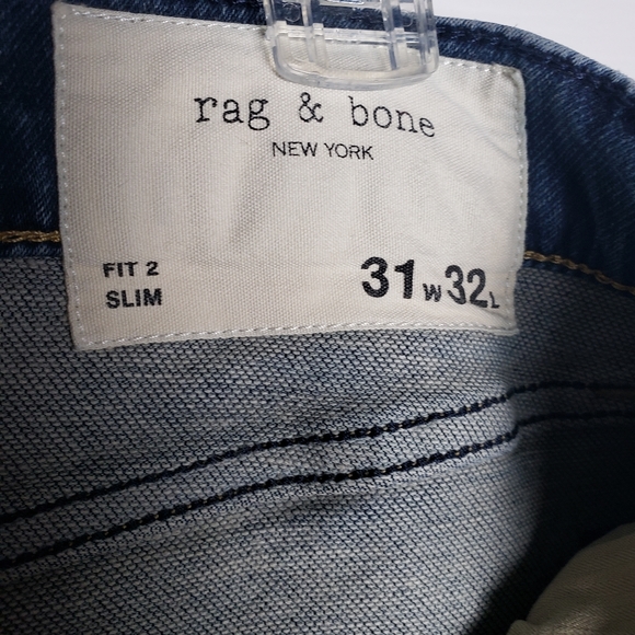 Rag & Bone Denim Slim Fit Jeans - Picture 6 of 14